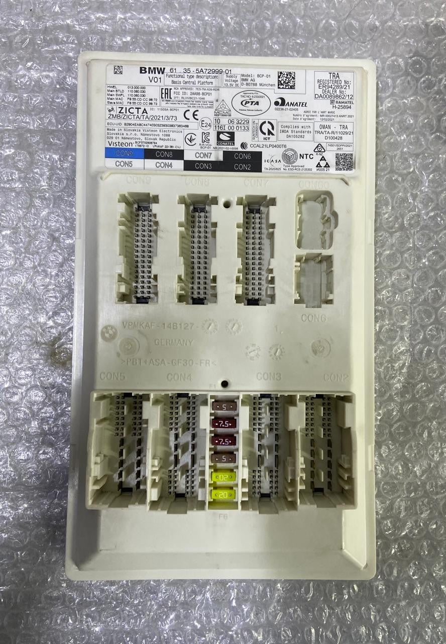 OEM BMW i20 BDC Basic Computing Platform 5A72999 Brand New ANATEL