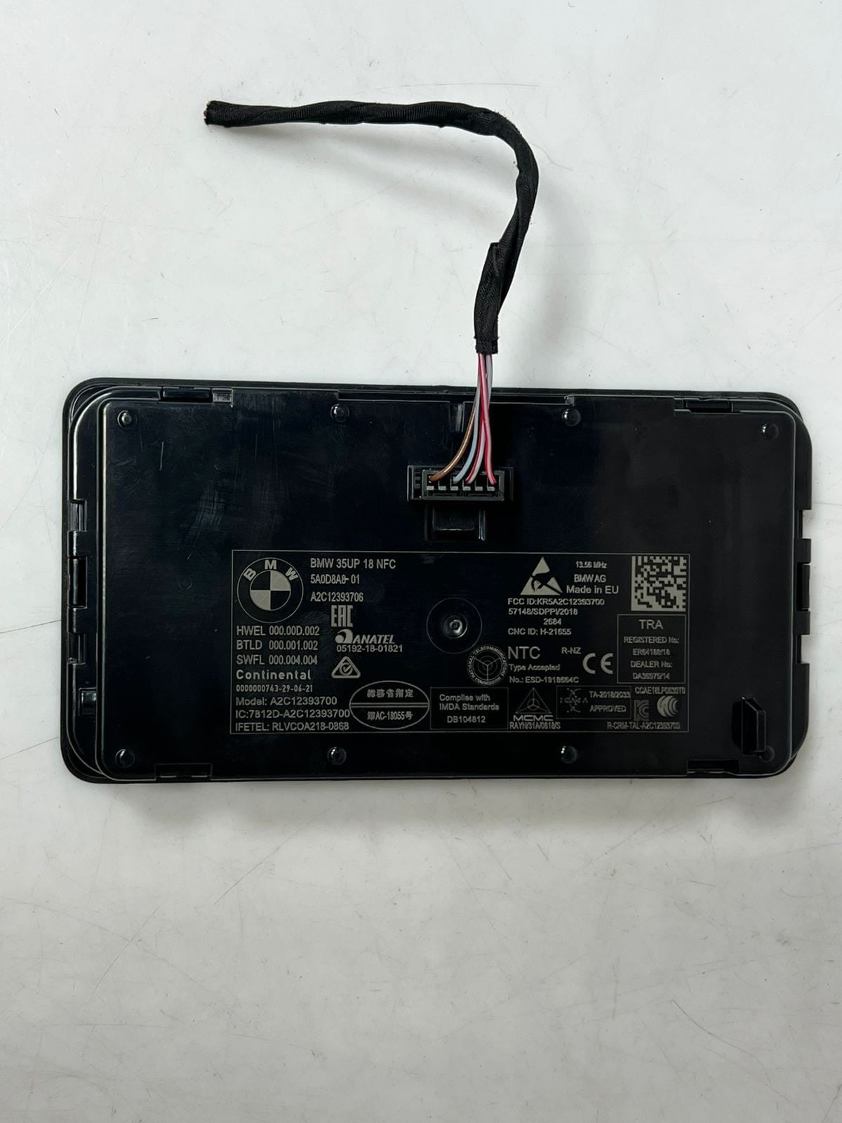 BMW G15 G16 G20 G21 G22 G26 X3 G01 X4 LCI STORAGE TRAY MODULE NFC 5A0D8A8 OEM