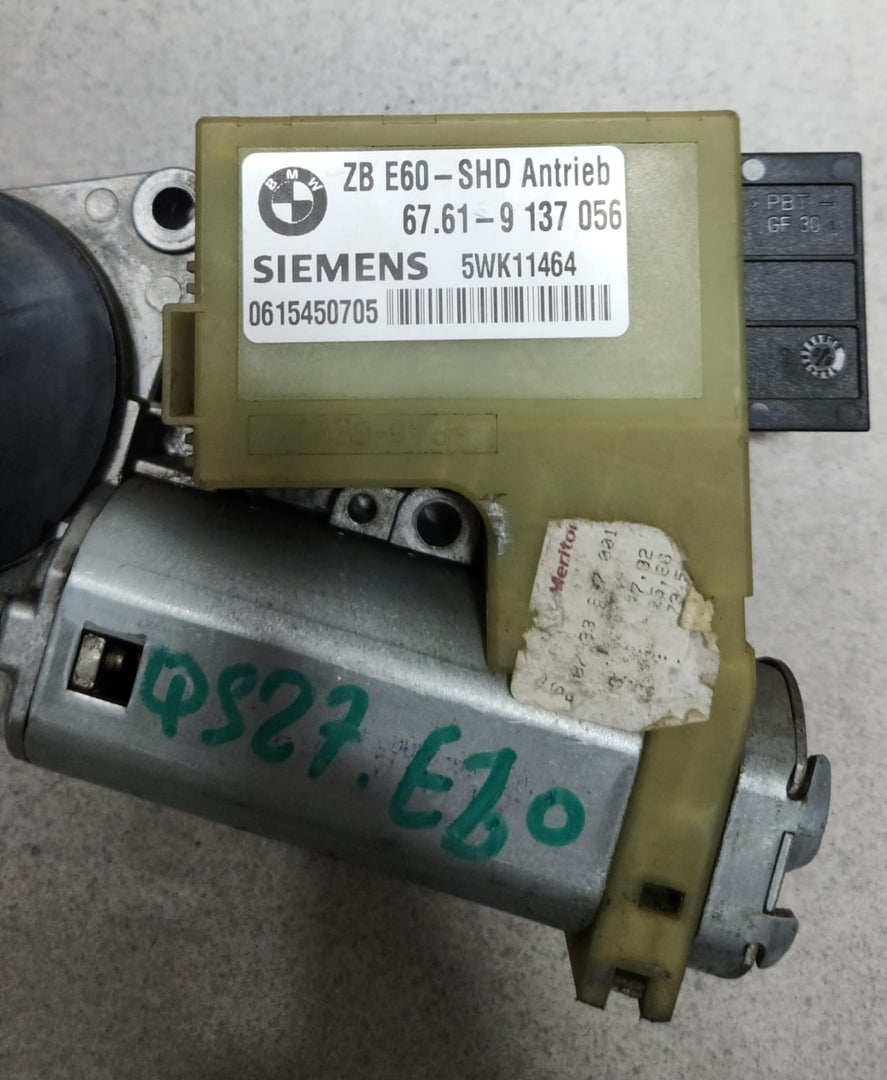 2008-2011 BMW 528i Sunroof Motor 9137056 5 Series E60 E61 OEM