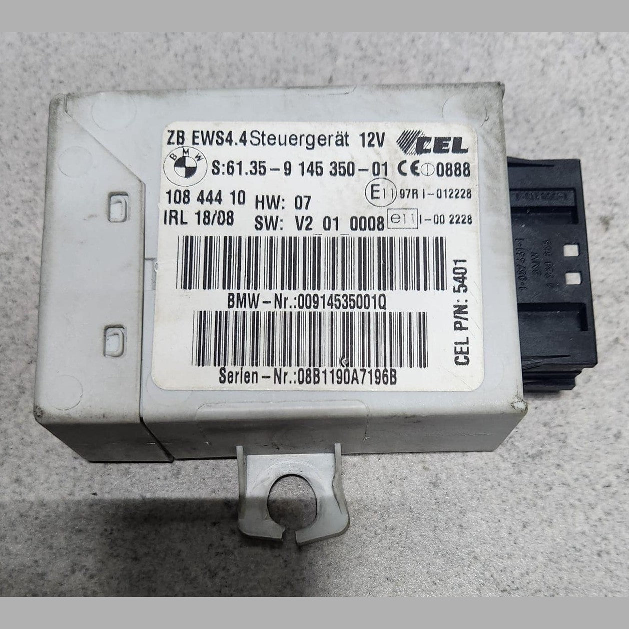 2006-10 BMW X3 E83 X3 2.5 si N52 Engine Control Module DME MSV80.1 7587166 RHD