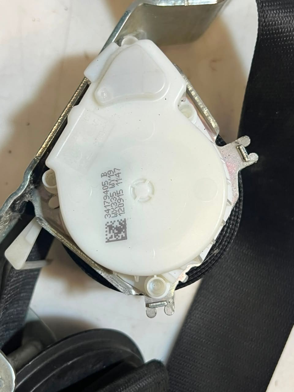 BMW 2 Series F46 Gran Tourer Rear Left Seat Belt 34179405 OEM