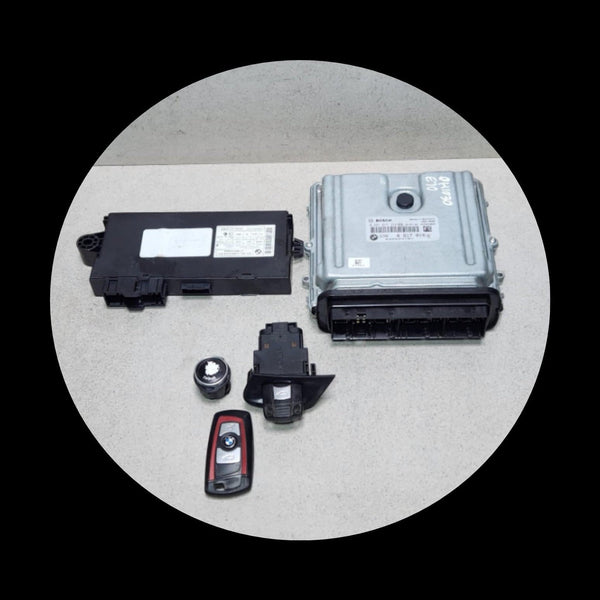 2007-2013 BMW X5 E70 X6 E71 with N57 DDE Engine Control Unit ECU SET 8517015 