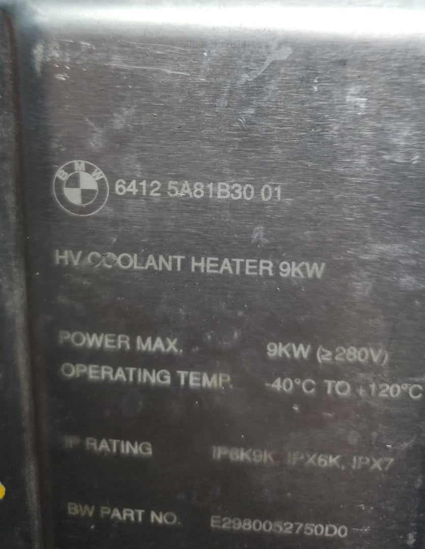 2022-2023 BMW i4 Auxiliary Heater 5A81B30 i4 G26 OEM