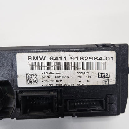 2007-2010 BMW  335i 328i Climate Control Panel 9162984