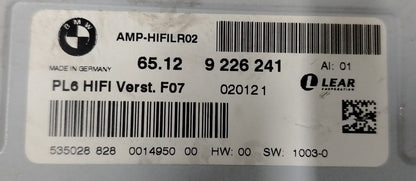 OEM BMW 7 SERIES F01 F02 F04 Hi-Fi AUDIO SOUND AMPLIFIER MODULE 9226241
