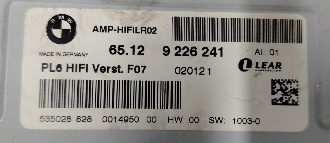 OEM BMW 7 SERIES F01 F02 F04 Hi-Fi AUDIO SOUND AMPLIFIER MODULE 9226241