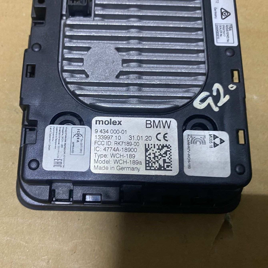 BMW Wireless Charging Module 9434000 G05 G06 G07 G11 G14 G16 G20 G29