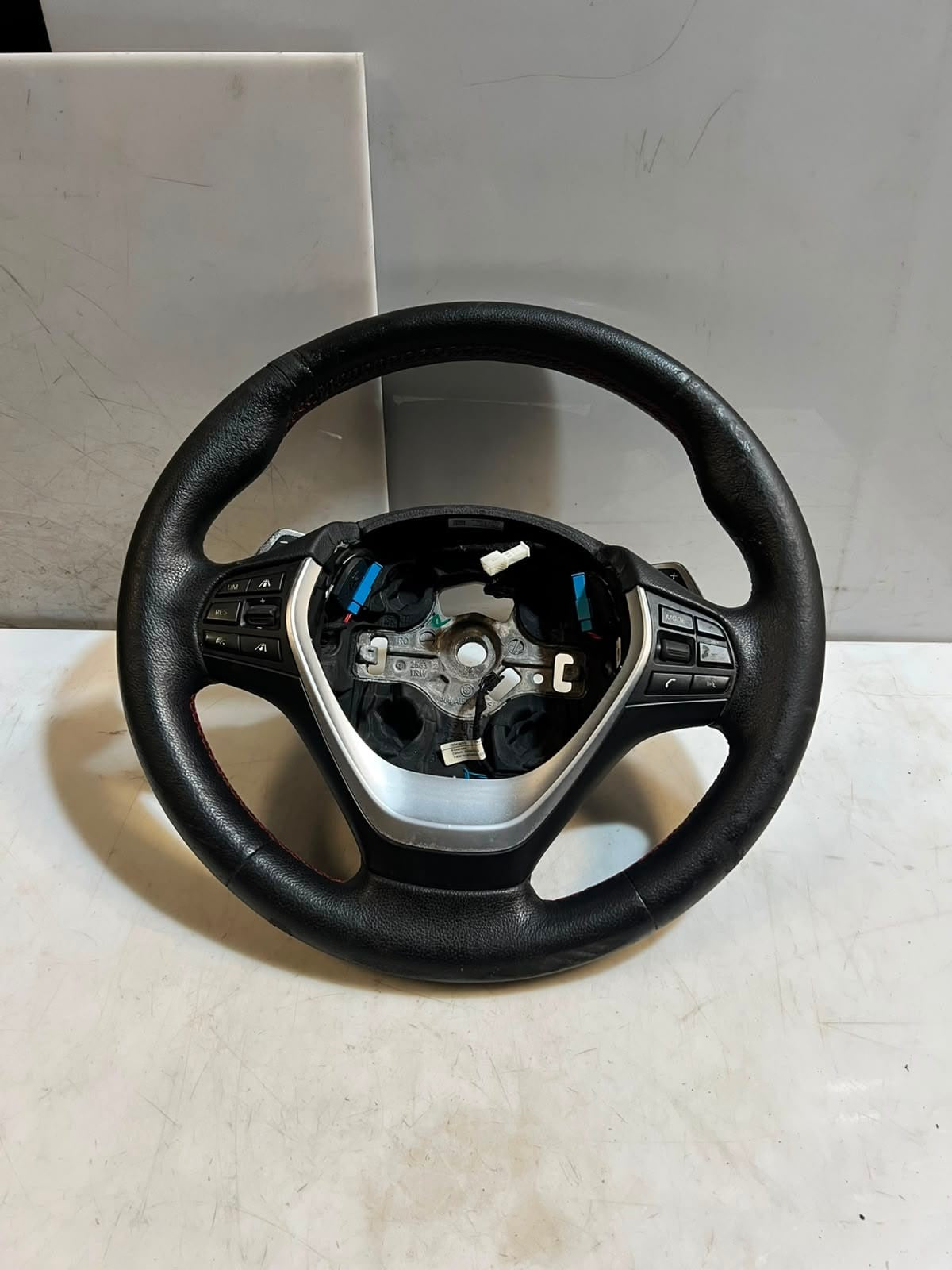 2012-2015 BMW 3SERIES F30 328i Sportline Paddle Shift Steering Wheel 6256318 OEM
