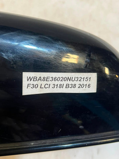 2016 BMW F30 B38 LCI 318i Wing Mirror LEFT SIDE E1013079 RHD OEM