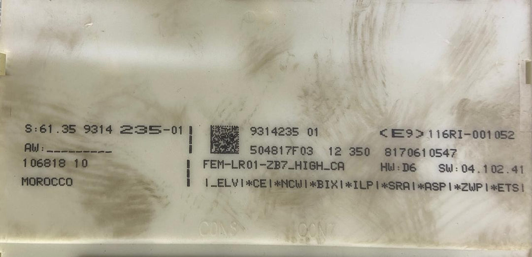 OEM BMW 320d N47N F30 2013 ENGINE CONTROL UNIT ECU KIT DDE 8573259 BOSCH