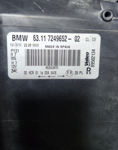 2008-2011 BMW 1 Series Headlight 7249652 1 Series E87 LCI Right side HELOGYN