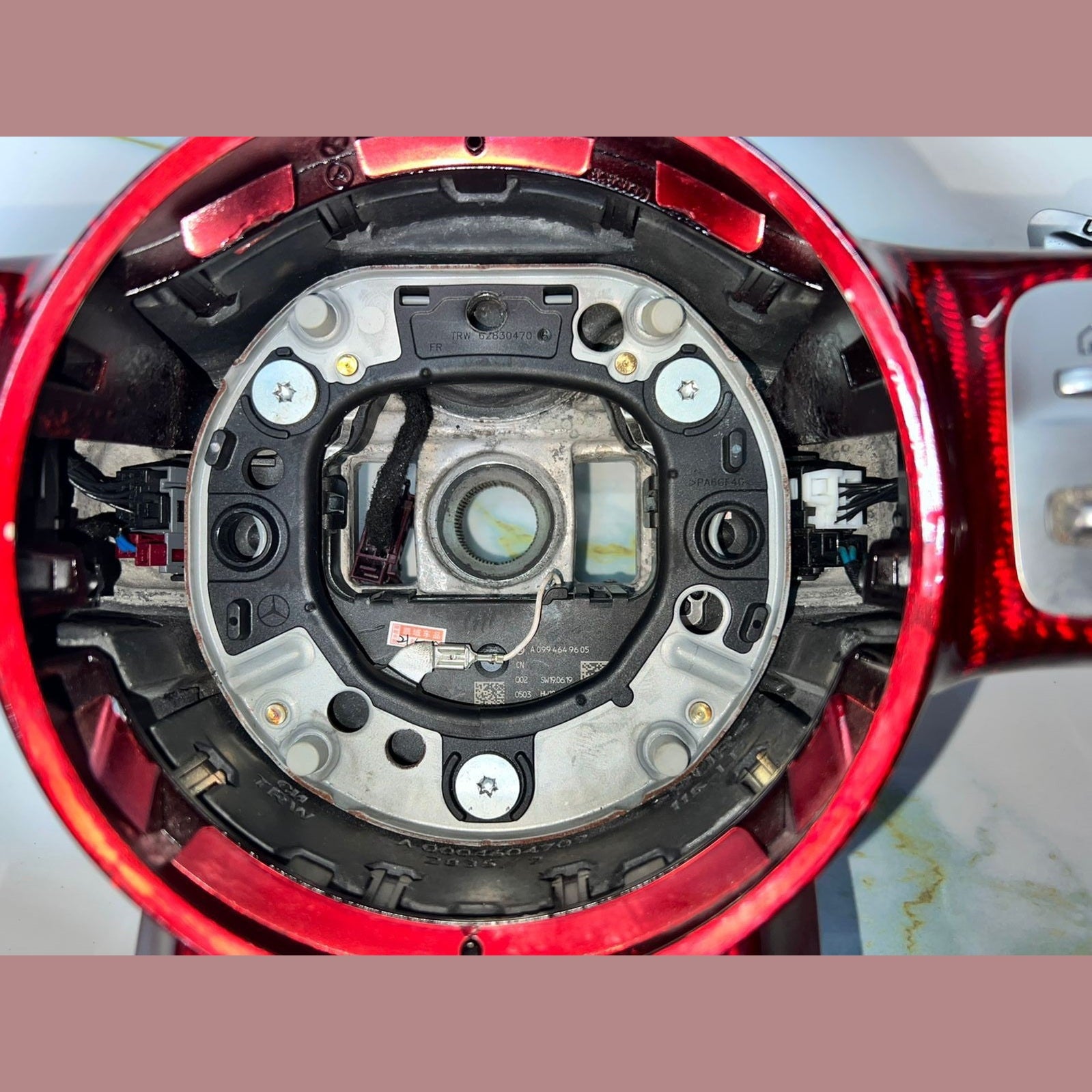 Mercedes W205 AMG Steering Wheel Multi Function Sport Assembly W \ Paddle Shifts