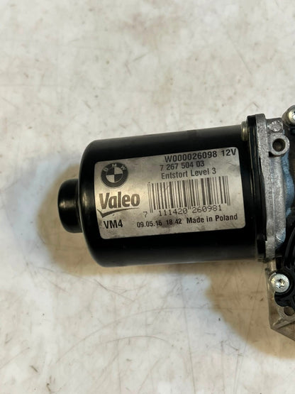 2017 BMW M4 F30 F20 F21 F31 Front Wiper Motor & Linkage 7267504 OEM