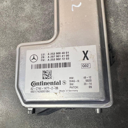 13–16 Mercedes W166 GLE Windshield Camera Lane Keep Assist Control A000 9001910