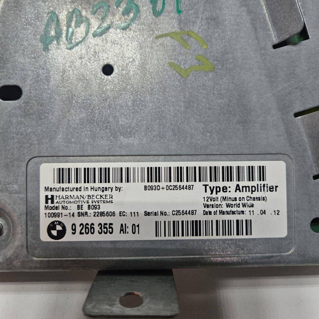 2012-2015 BMW 528i 535i, 550i Audio Amplifier 9266355