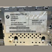 BMW Navigation Radio Cd Dvd 6953775 E63 E60 E61 HEAD UNIT 