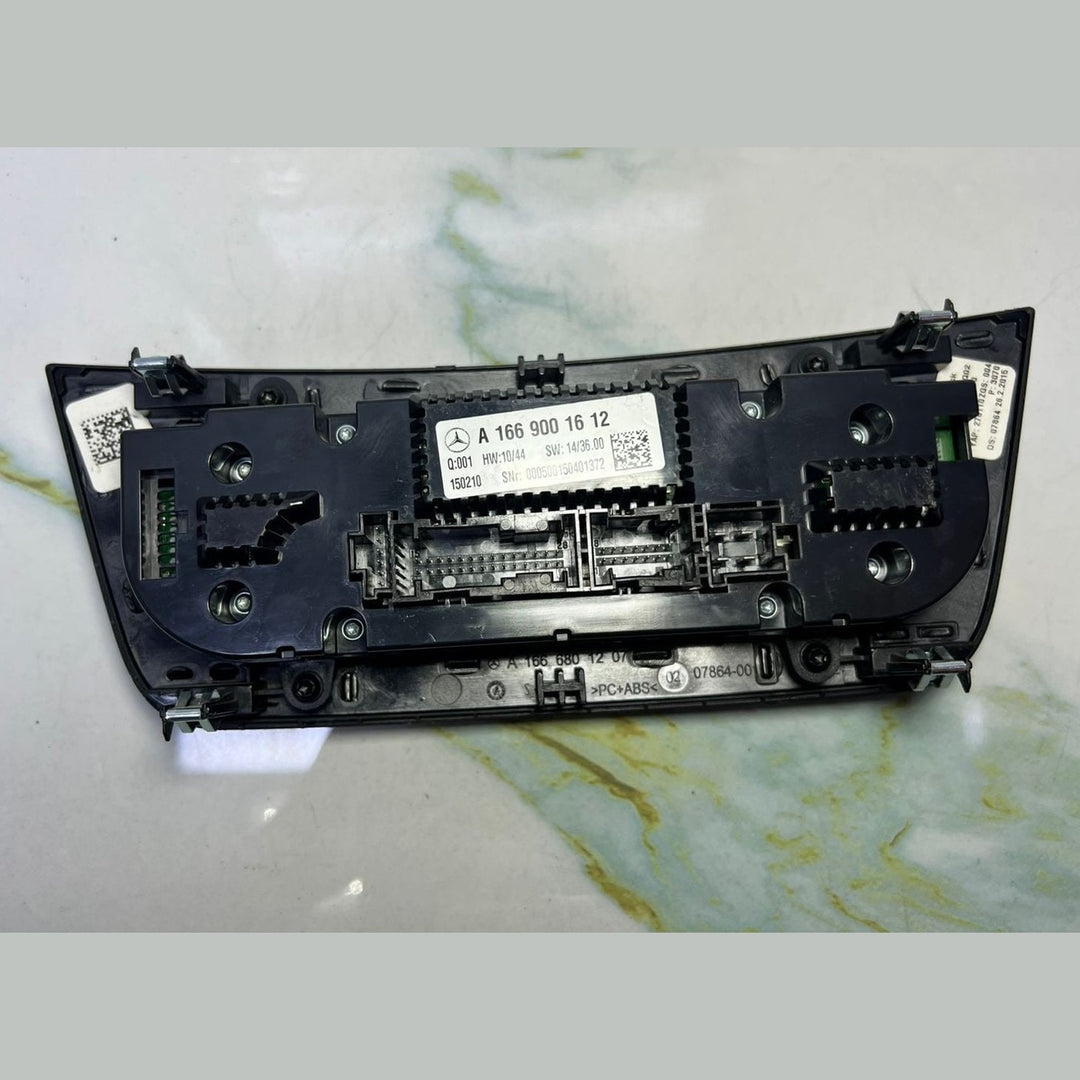 Mercedes Control Unit Complete Air Conditioner A1669001612 W166 GL ML GLS