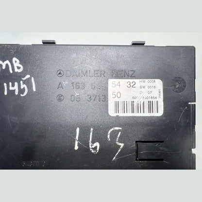 2003-2005 Mercedes-Benz ML350 Body Control Module A1635452832 W163 ML Class