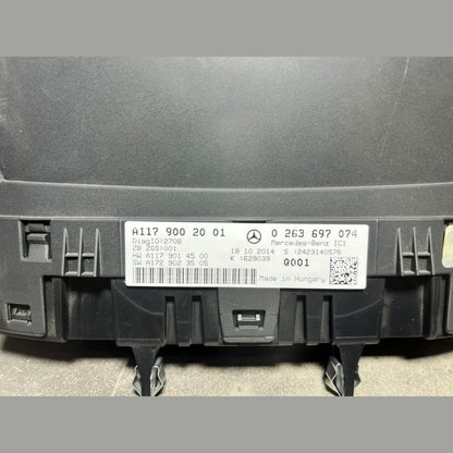14-17 Mercedes-Benz W117 CLA Instrument Cluster Speedometer A117 9002001 OEM
