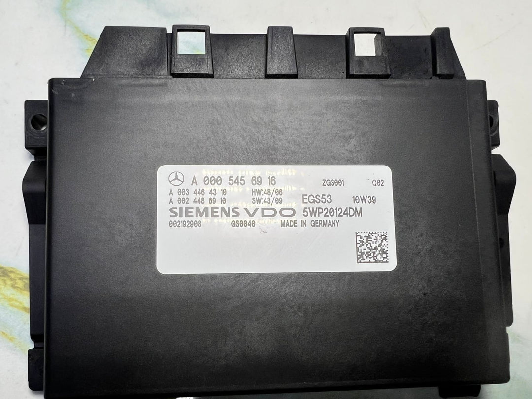 10–15 Mercedes E-Class W212 Gearbox Transmission Control Module A000 5456916 OEM