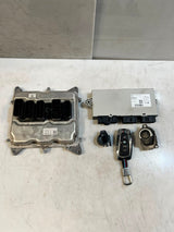 BMW F10 N20 Engine Control Unit ECU COMPLETE SET DME +CAS4+1KEY 7637481 OEM