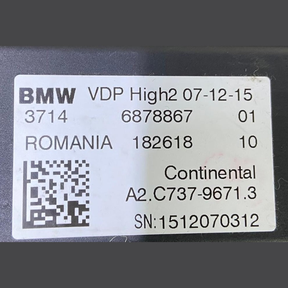 OEM BMW G32 G11 G12 VDP Air Suspension Control Module 6878867 CONTINENTAL