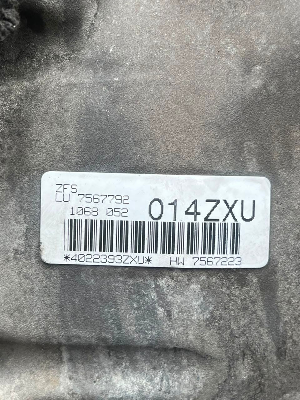 2007-2008 BMW X5 E70 3.0d M57N2 GA6HP26Z Automatic Transmission Gearbox 7567792