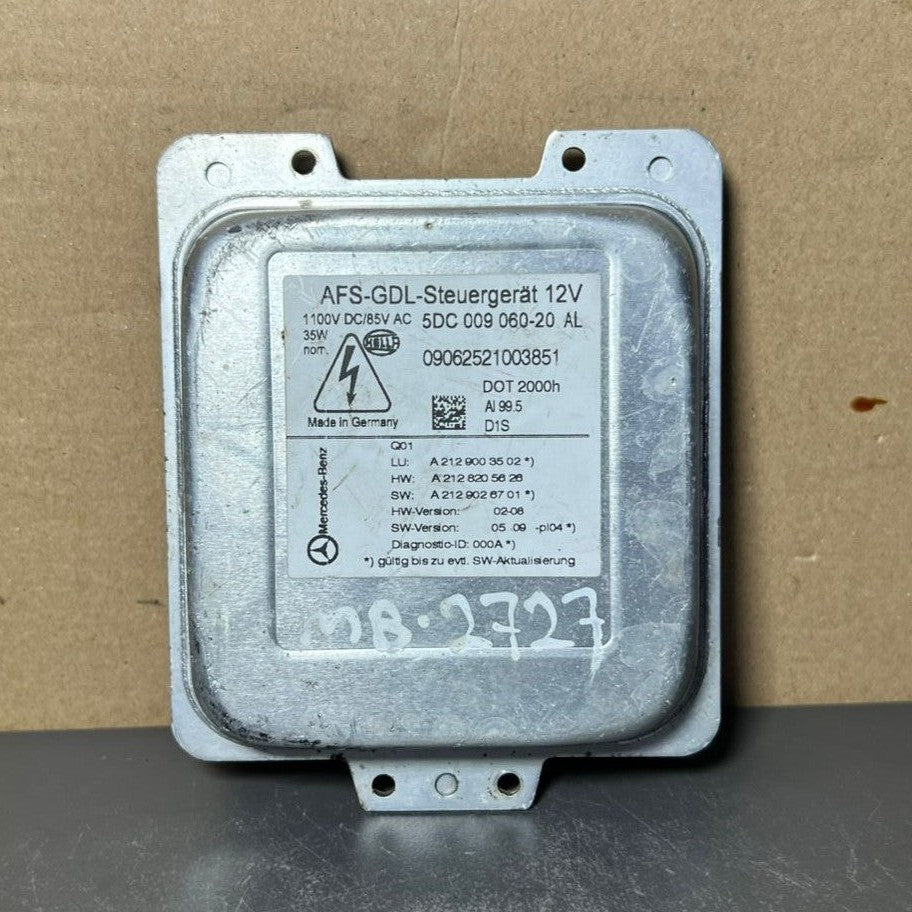 Mercedes W212 E-Class Xenon Light Headlight Control Module Unit A212 9003502 OEM