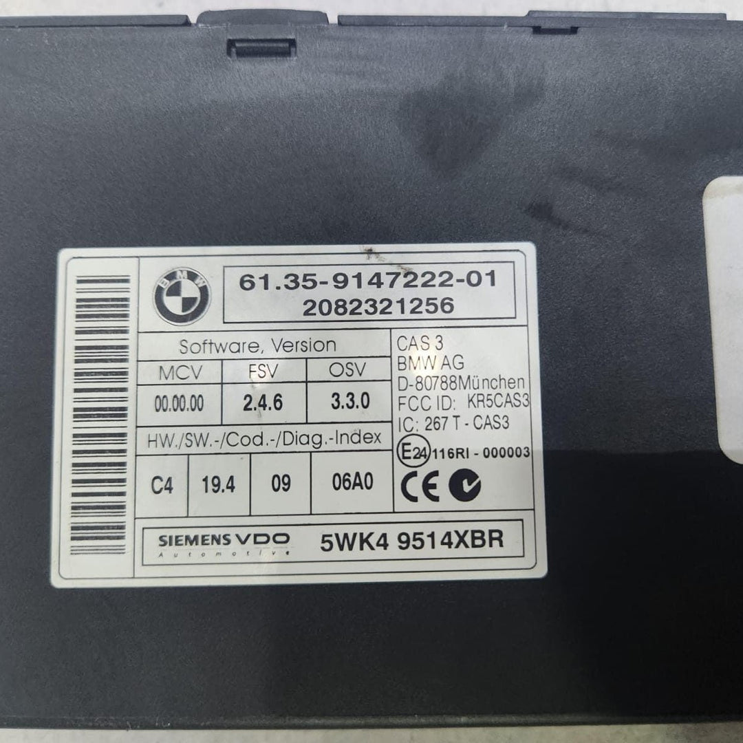 2008-2013 BMW X6 E71 Engine Control Unit DME 7593493 ECU SET E92 335 and N54 