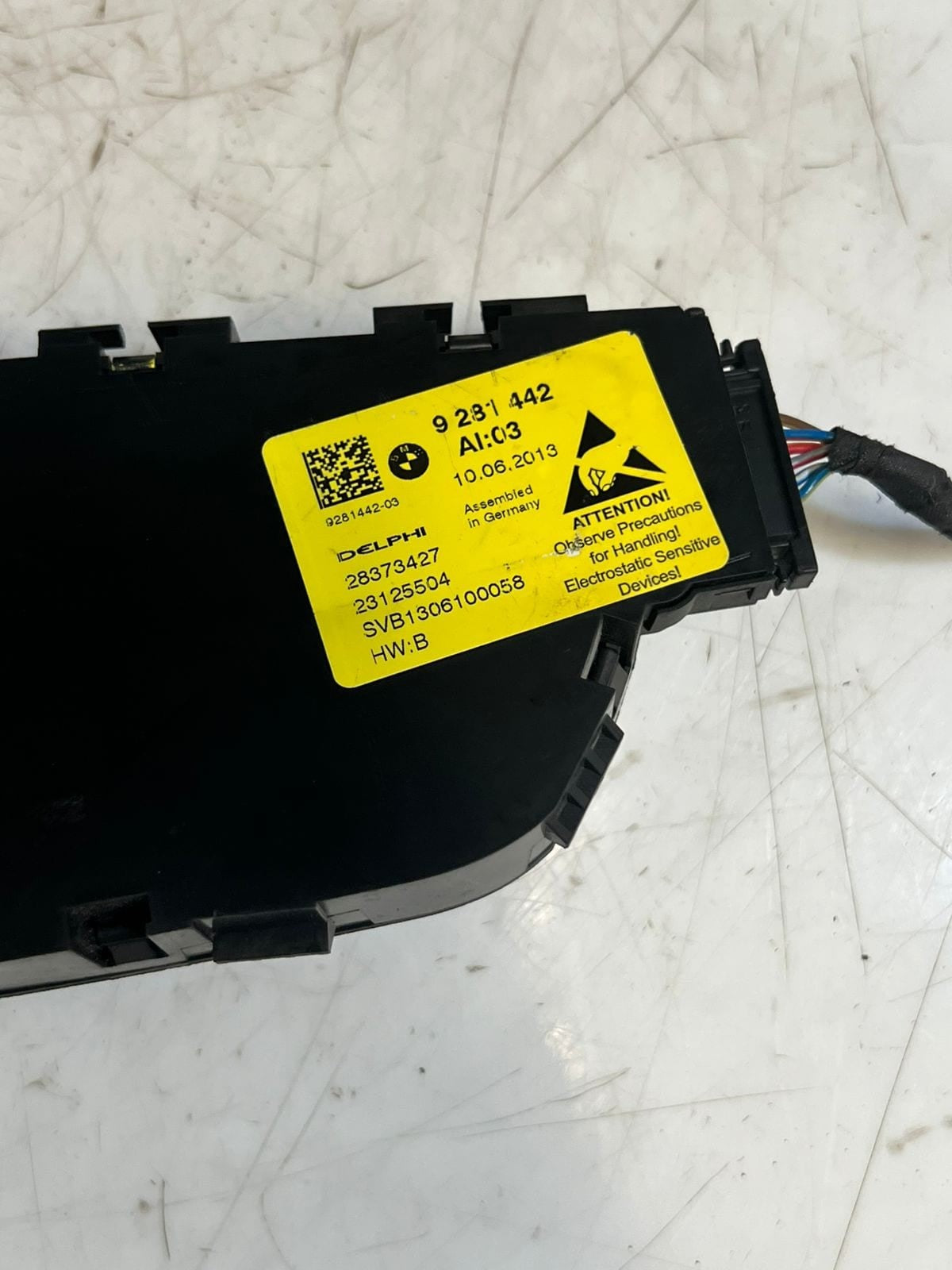 2012-2018 BMW X5 F15 and F85 Front Right Seat Adjustment Switch 9281442 OEM