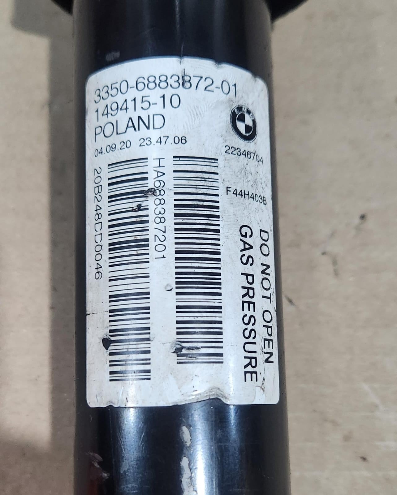 2020-2024 BMW 2 Series Rear Shock Absorber 6883872 228i F44