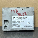 2001-2007 Mercedes-Benz W230 SL Central Gateway Control Module A230 5407145 OEM
