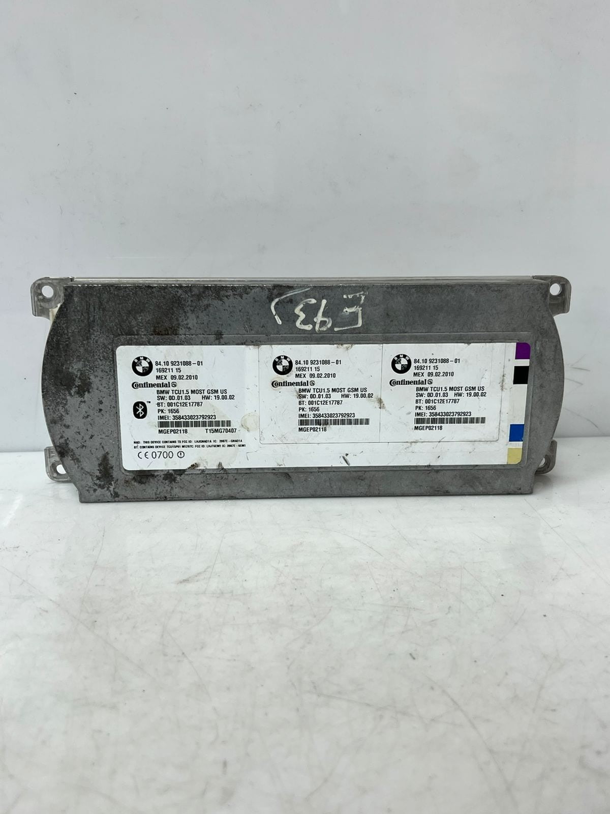 2011-2013 BMW 328i Telematics Bluetooth Communication Control Module 9231088 OEM