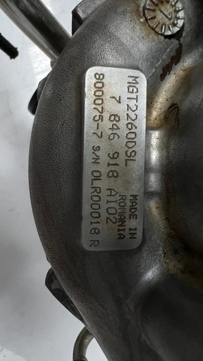 2012-2018 BMW M5 Turbocharger 7846918 F10 and M6 F06 F12 F13 models