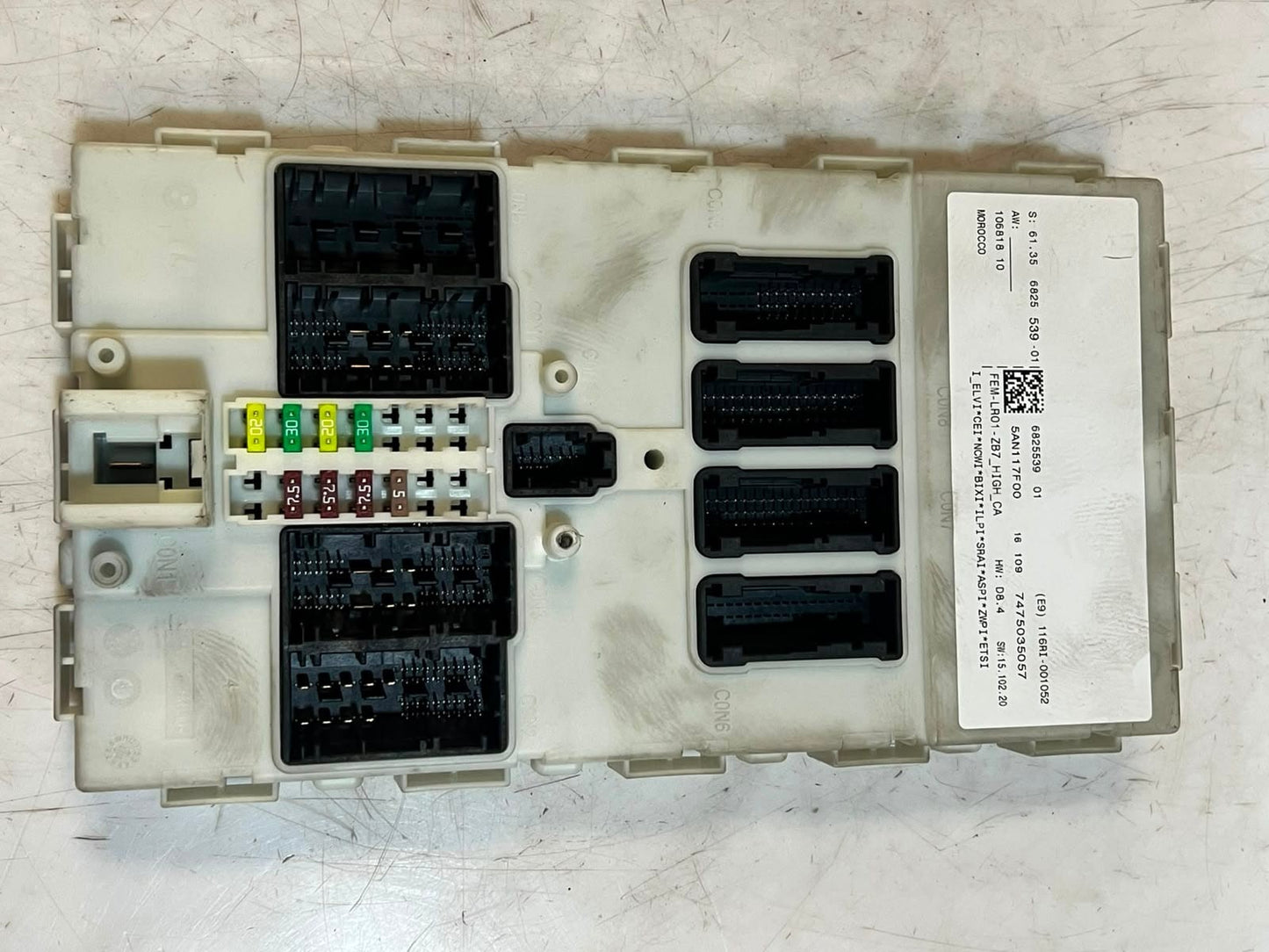 2016 BMW F30 LCI 318i B38 Engine Control Unit ECU SET DME+FEM+1KEY 8674265