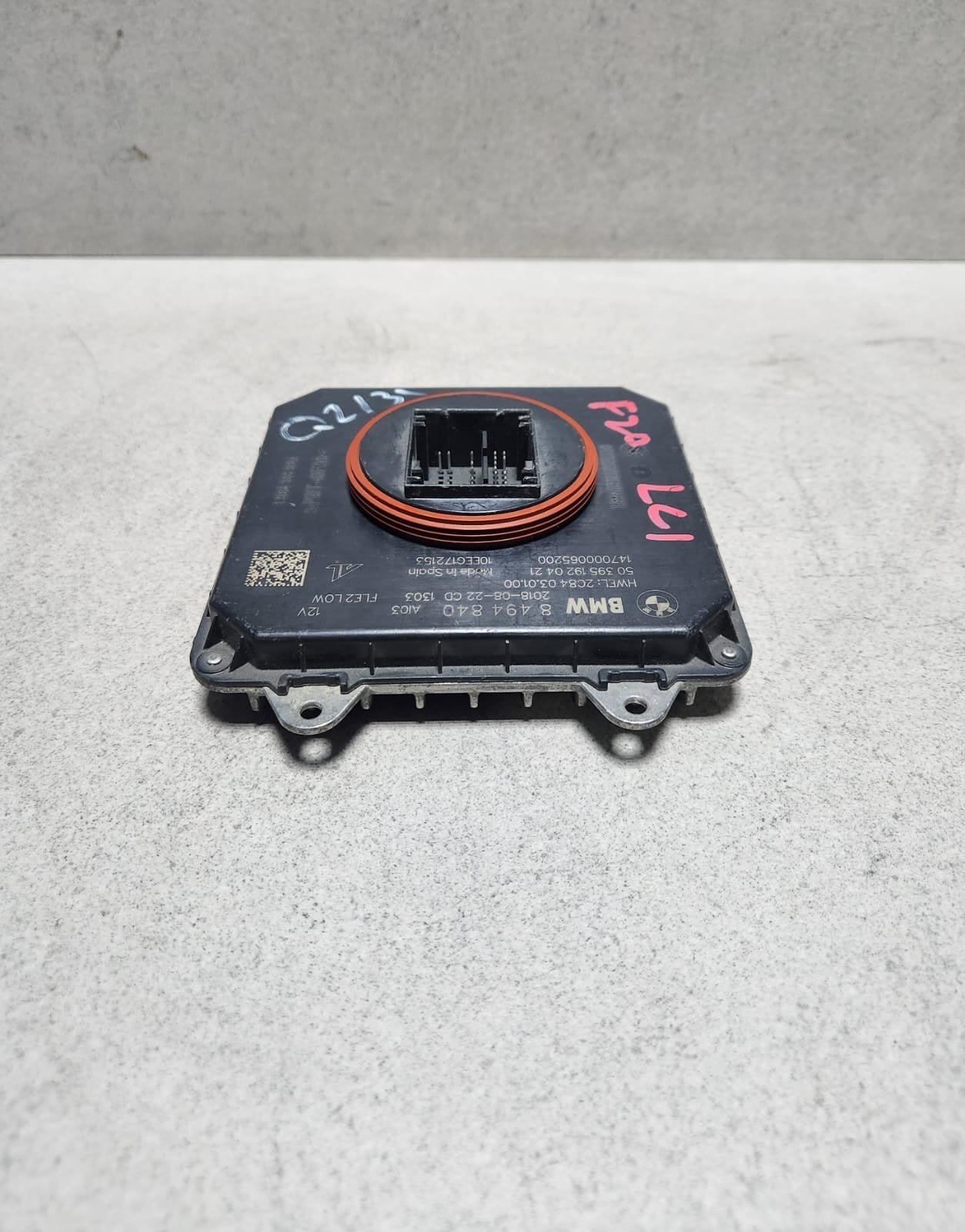 BMW Headlight Control Module Front Left Right Led 8494840 1 Series F20 F21 LCI