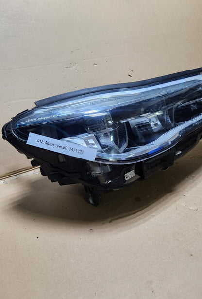 Genuine 2016-2019 BMW 750i Led Adaptive Headlight 7471332 G11 G12 750i USA 