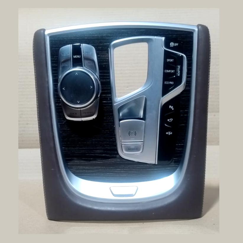 BMW G11 G12 CENTER CONSOLE TRIM COVER WITH KNOB CONTROLLER SWITCHES,  9352292