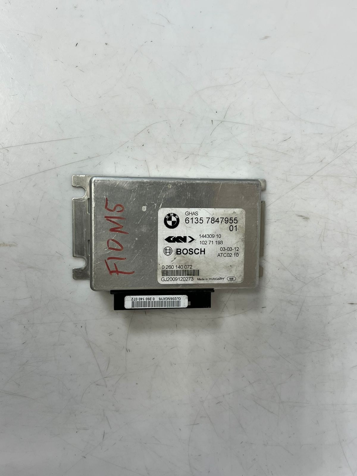 2016-2020 BMW M2 M3 M4 M5 F10 M6 Rear Differential Lock Control Module 7847955
