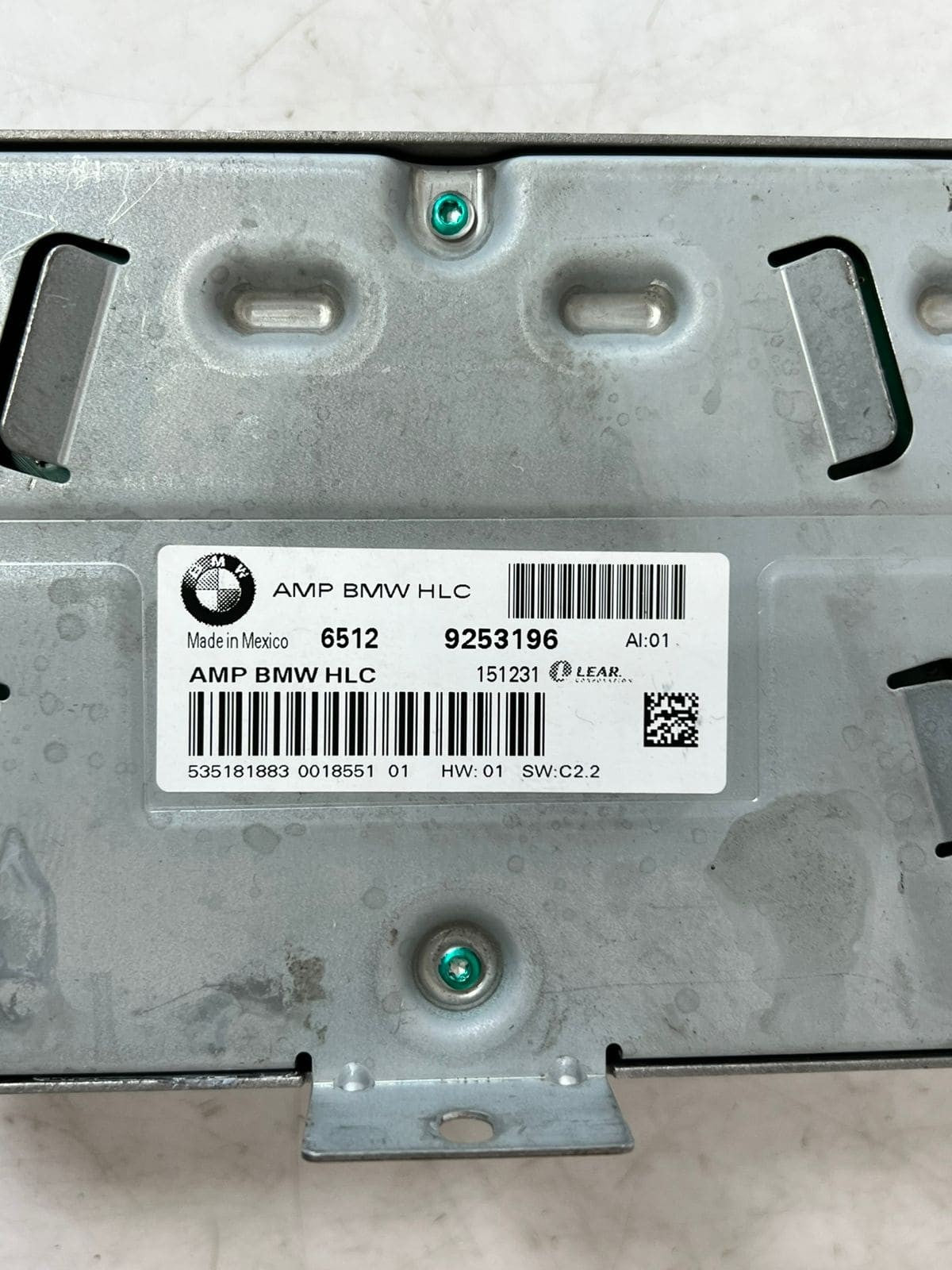 2010-2014 BMW X3 F25 HIFI SOUND Audio Amplifier SYSTEM 9253196 OEM