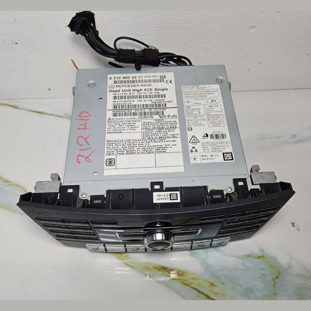 2012–2014 Mercedes-Benz W212 E-Class Hybrid Head Unit CD Player A212 9005327 OEM