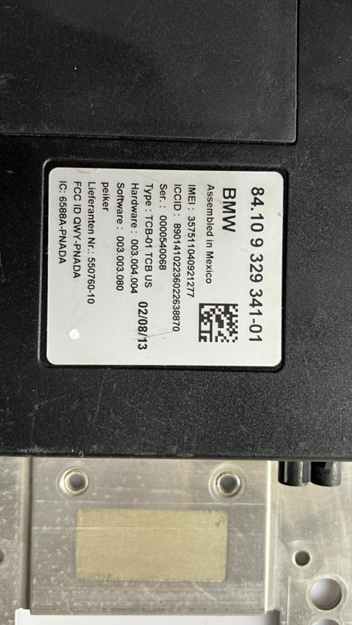 2014-2016 BMW 435i Telematics Control Module 9329341 F01 F02 7-Series, F10 5-Ser