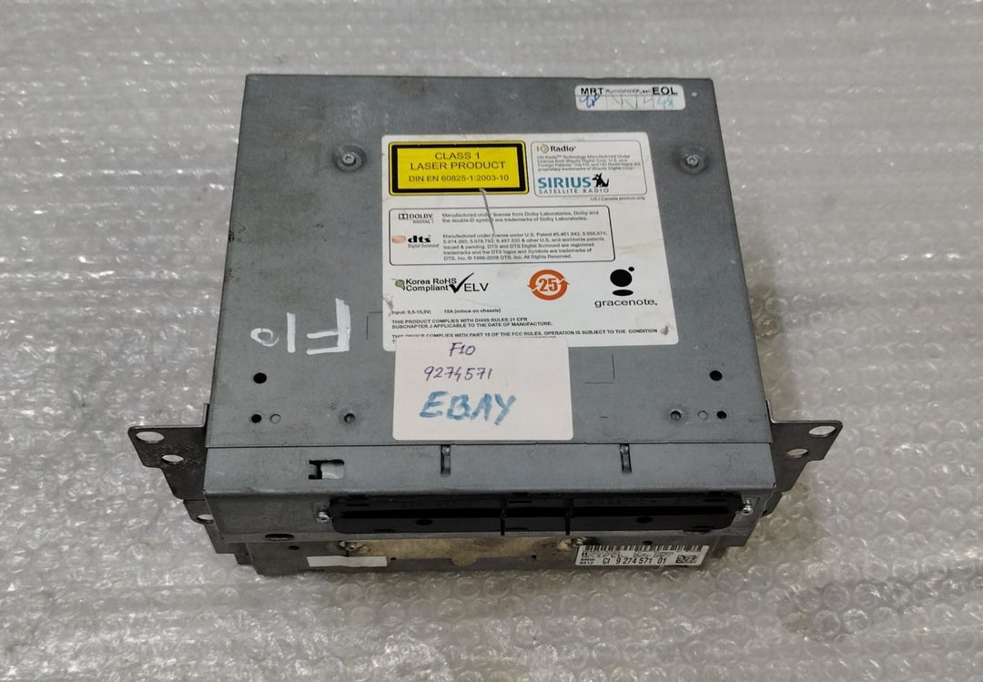 OEM BMW F02 F01 F10 F12 F13 RADIO NAVIGATION CD PLAYER HEADUNIT OEM 9274571
