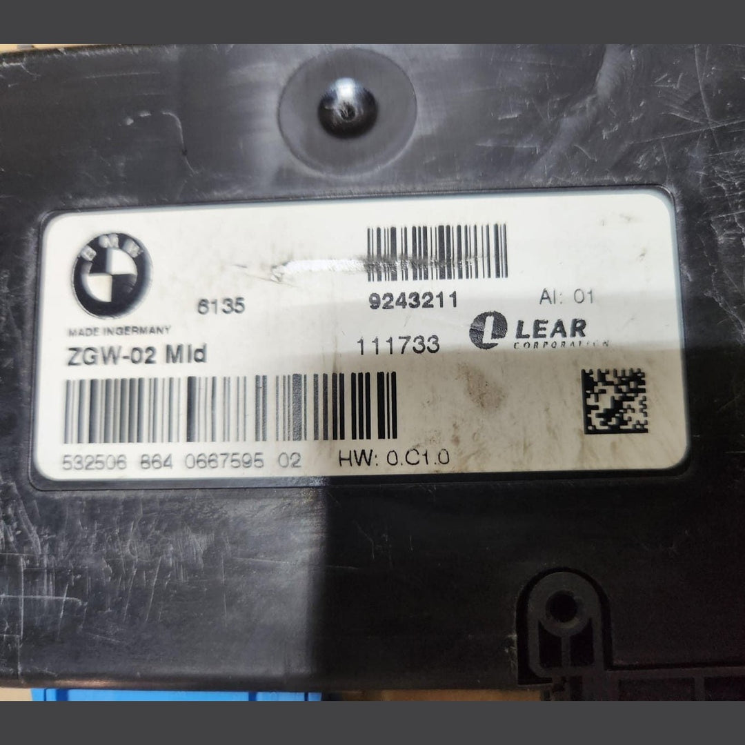 2011-2013 BMW 528i Gateway Control Unit 9243211. 5 Series F10 F11 