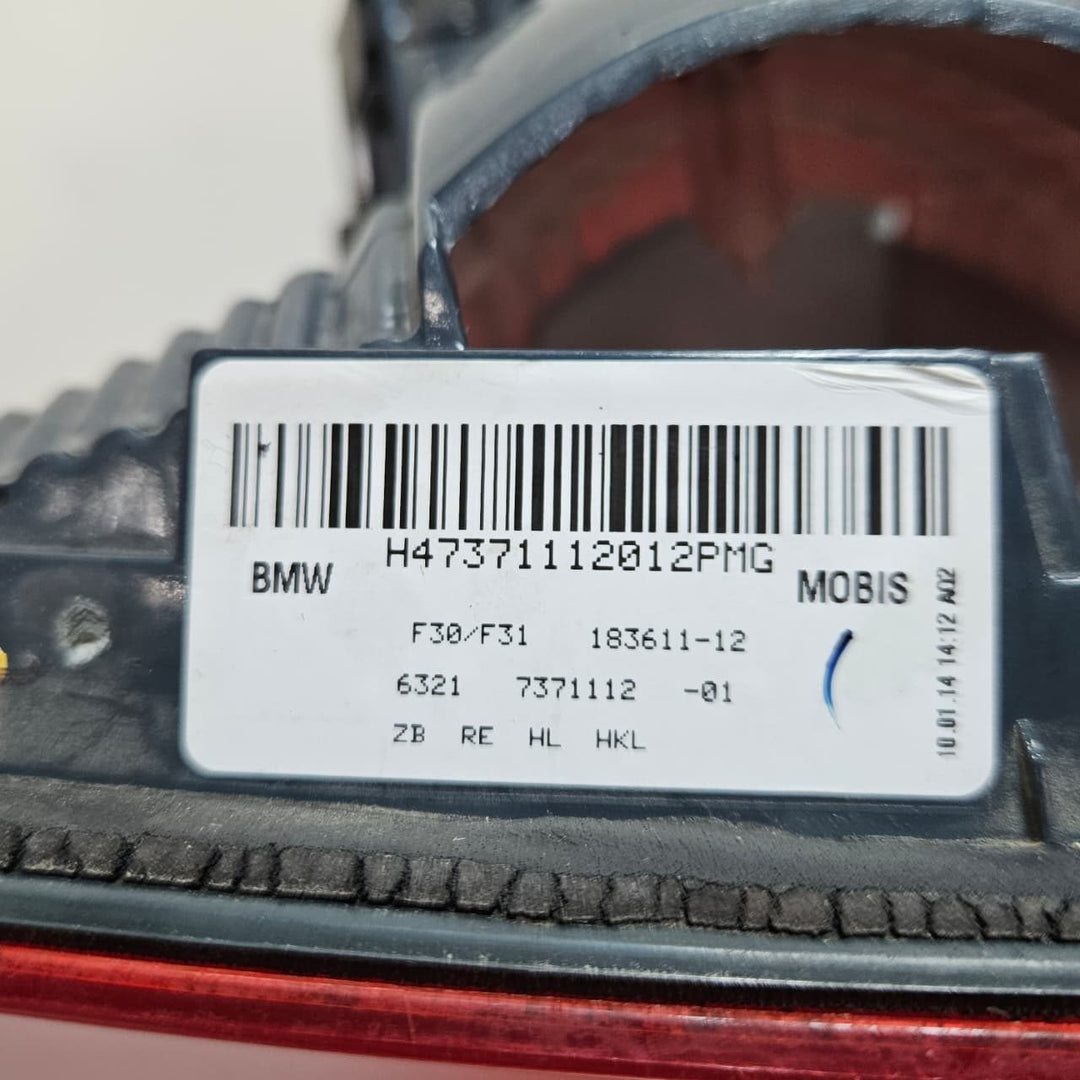 2012-2015 BMW F30 328i 335i and F80 M3 Tail Light 7371112 Rear Right
