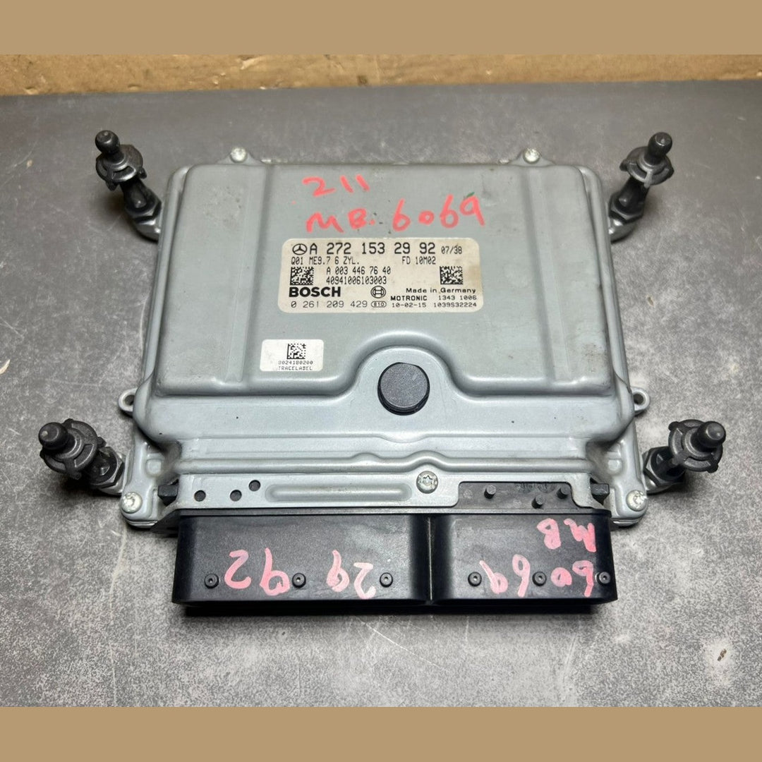 08-10 Mercedes W211 E-Class Engine Control Module Unit ECM ECU A272 1532992 OEM