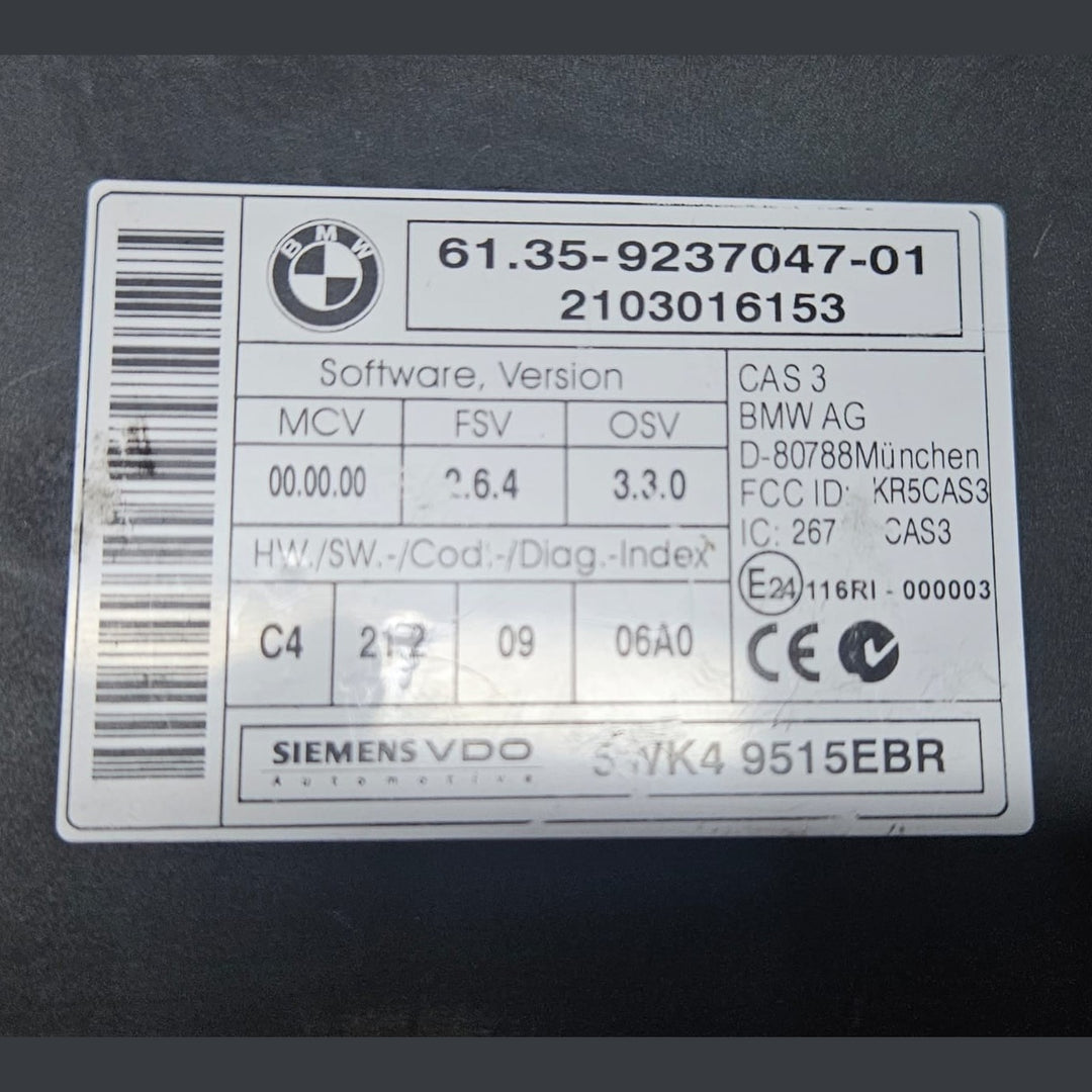 BMW E90 E91 N47N DDE Engine Control Unit ECU SET 8510829 OEM
