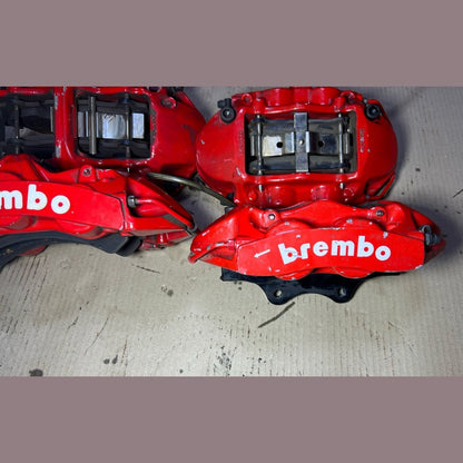 Mercedes-Benz E63 W212 AMG E-Class Front \ Rear Brembo Red Brake Calipers Set