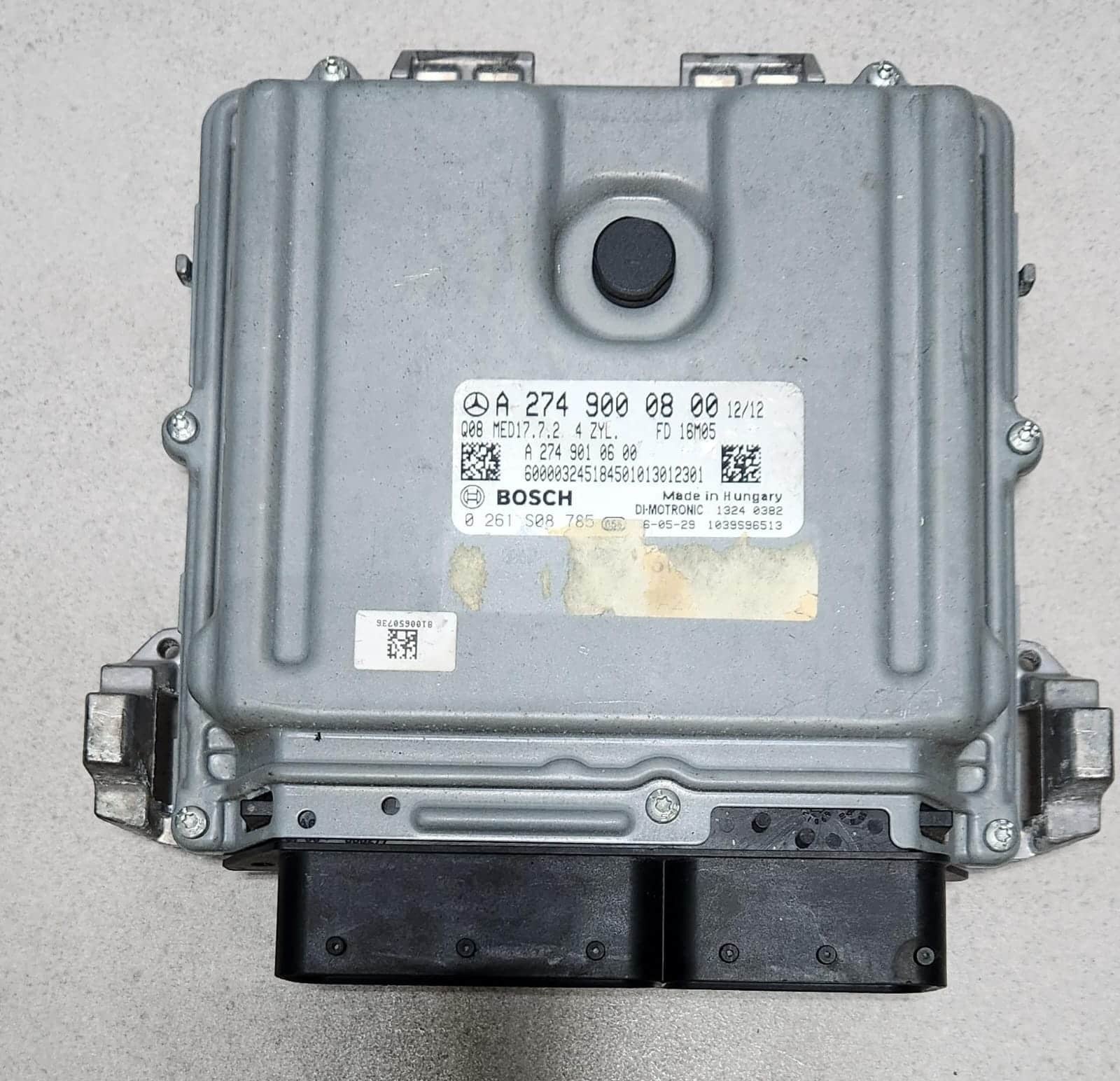 2015-2020 Mercedes-Benz C300 Engine Control Unit A2749000800 C-Class W205 GLC30 