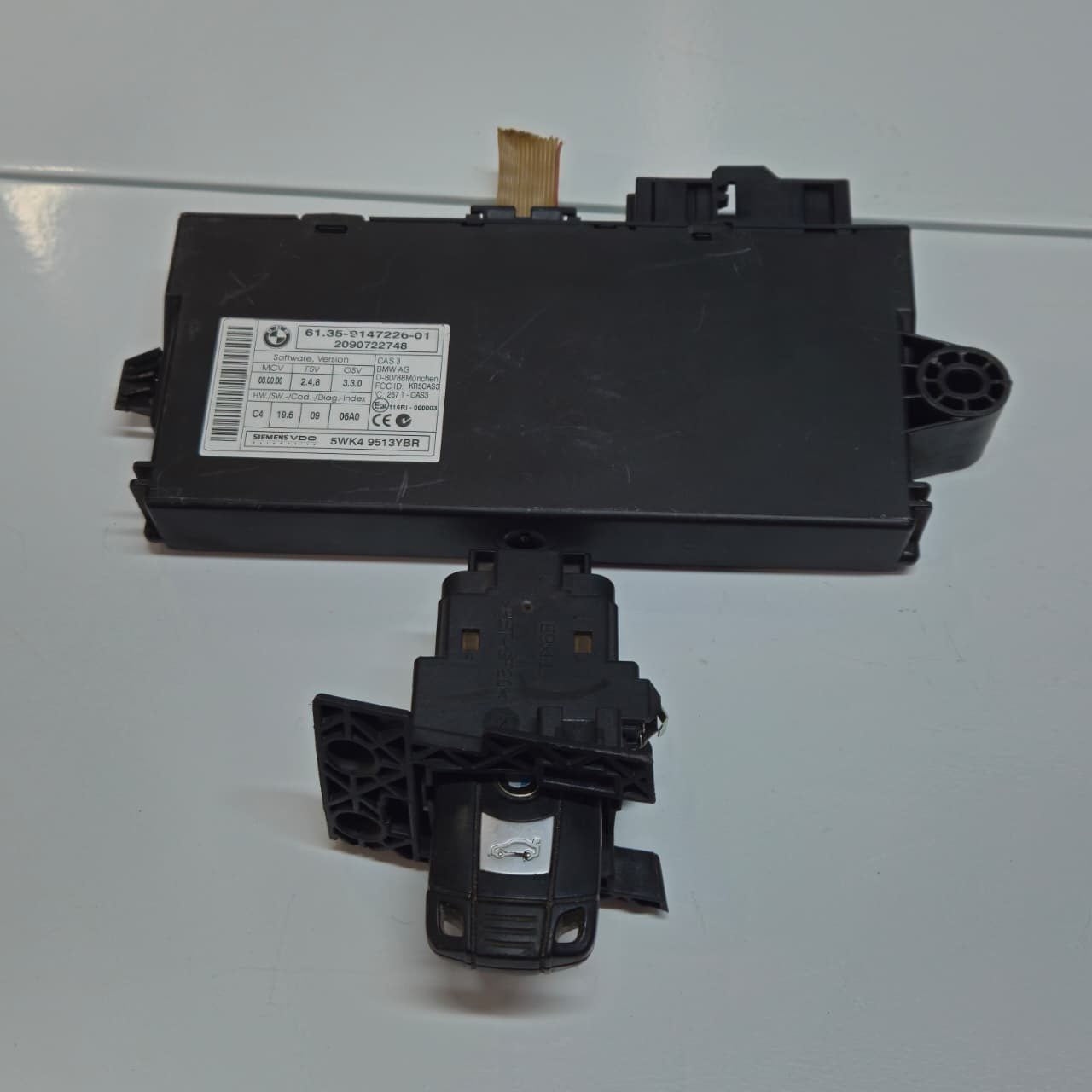 BMW X1 E84, Engine Control Module DDE ECU KEY SET 7628656 BMW X1 E84, E87, E90, 
